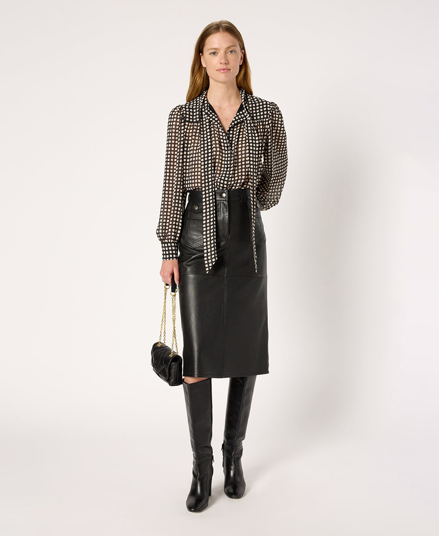 Gerard Darel Γυναικείο Πουκάμισο με πουά μοτίβο φωτογραφία