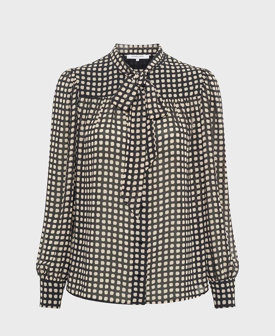 Gerard Darel Γυναικείο Πουκάμισο με πουά μοτίβο φωτογραφία