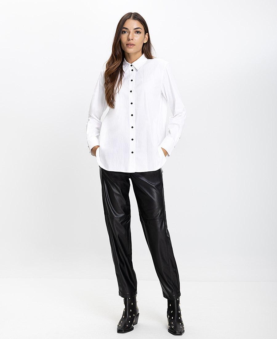 Gerry Weber Γυναικείο Πουκάμισο Regular Fit Με Κουμπιά Αντίθεσης φωτογραφία