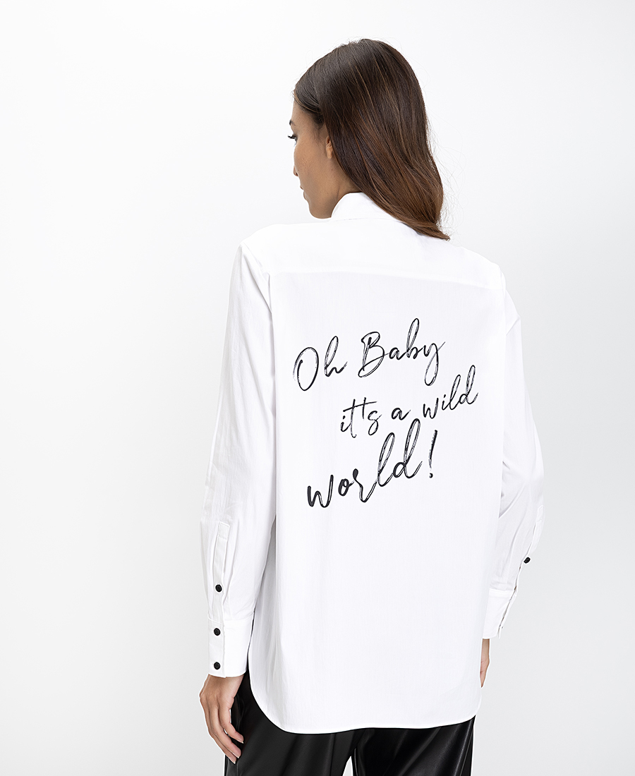 Gerry Weber Γυναικείο Πουκάμισο Regular Fit Με Κουμπιά Αντίθεσης φωτογραφία