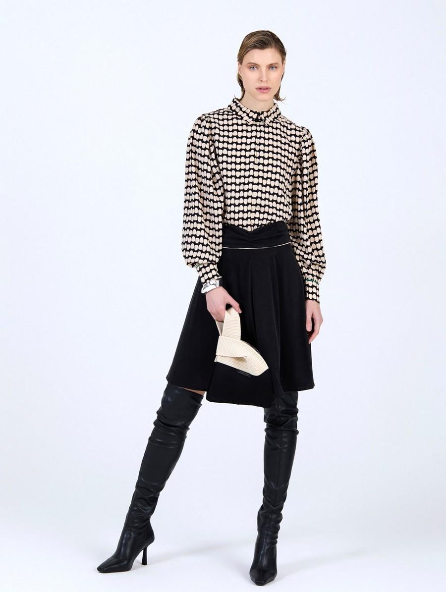 Skatie Γυναικείο Πουκάμισο Με Γεωμετρικό Μοτίβο φωτογραφία