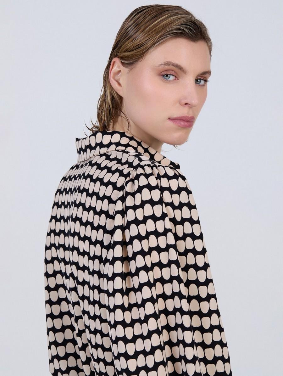 Skatie Γυναικείο Πουκάμισο Με Γεωμετρικό Μοτίβο φωτογραφία