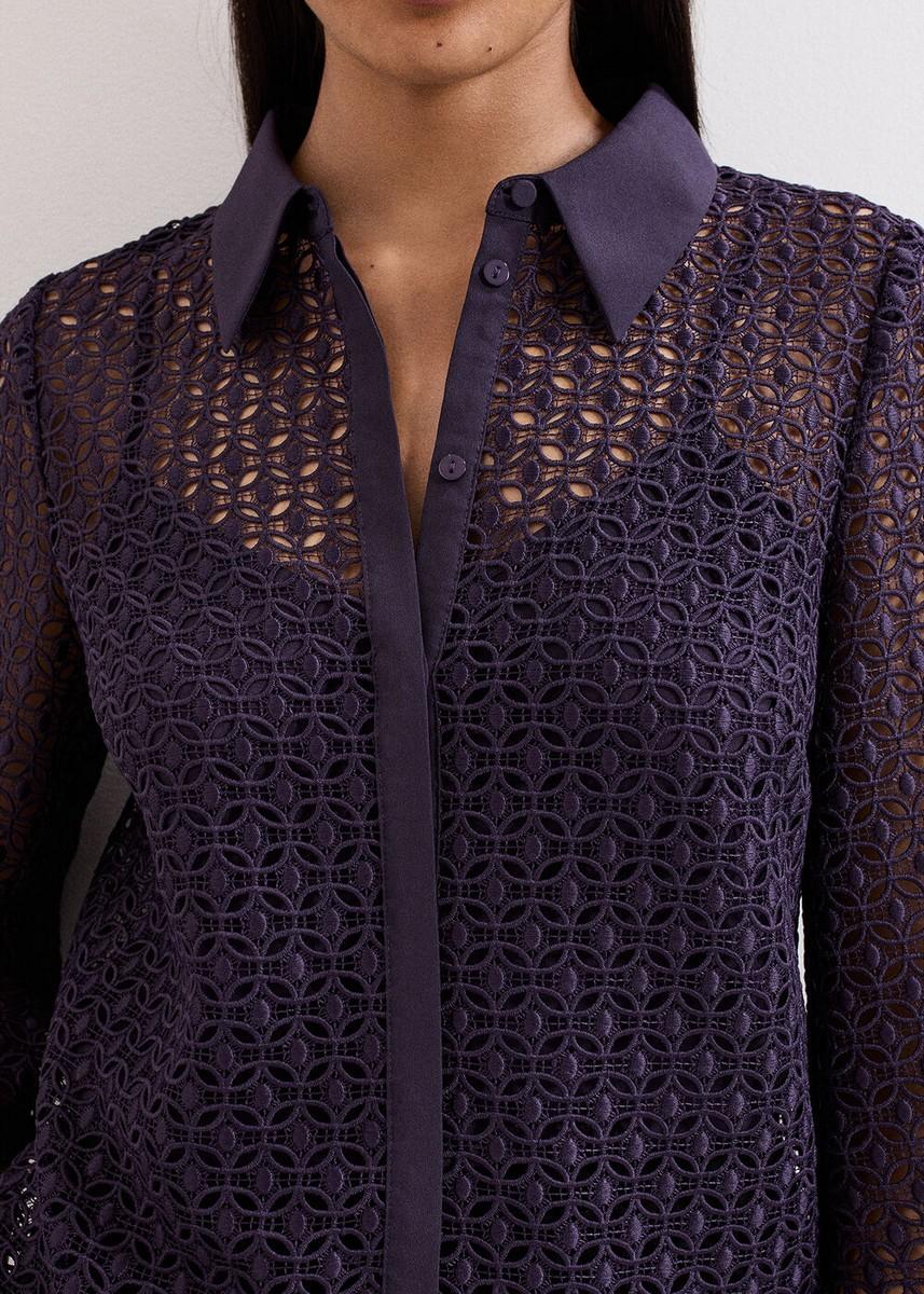 Phase Eight Γυναικείο Πουκάμισο με Κέντημα Broderie φωτογραφία