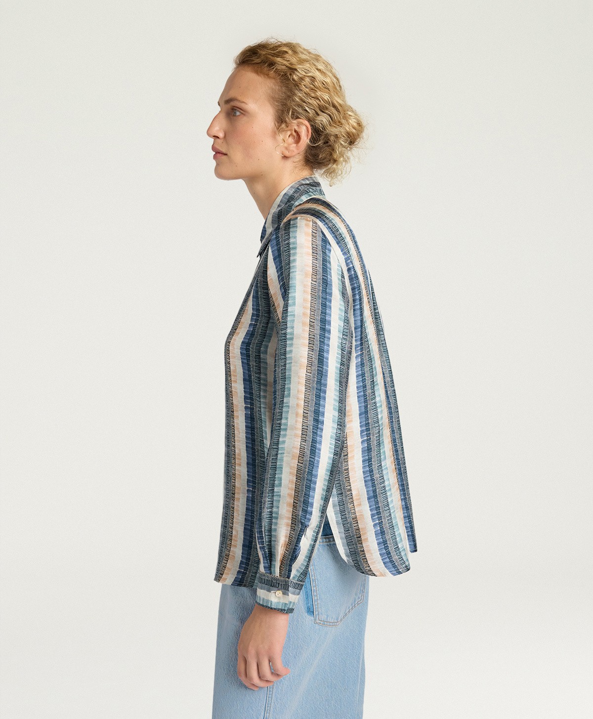 Momoni Γυναικείο Πουκάμισο Arles Με Ριγέ Σχέδιο φωτογραφία