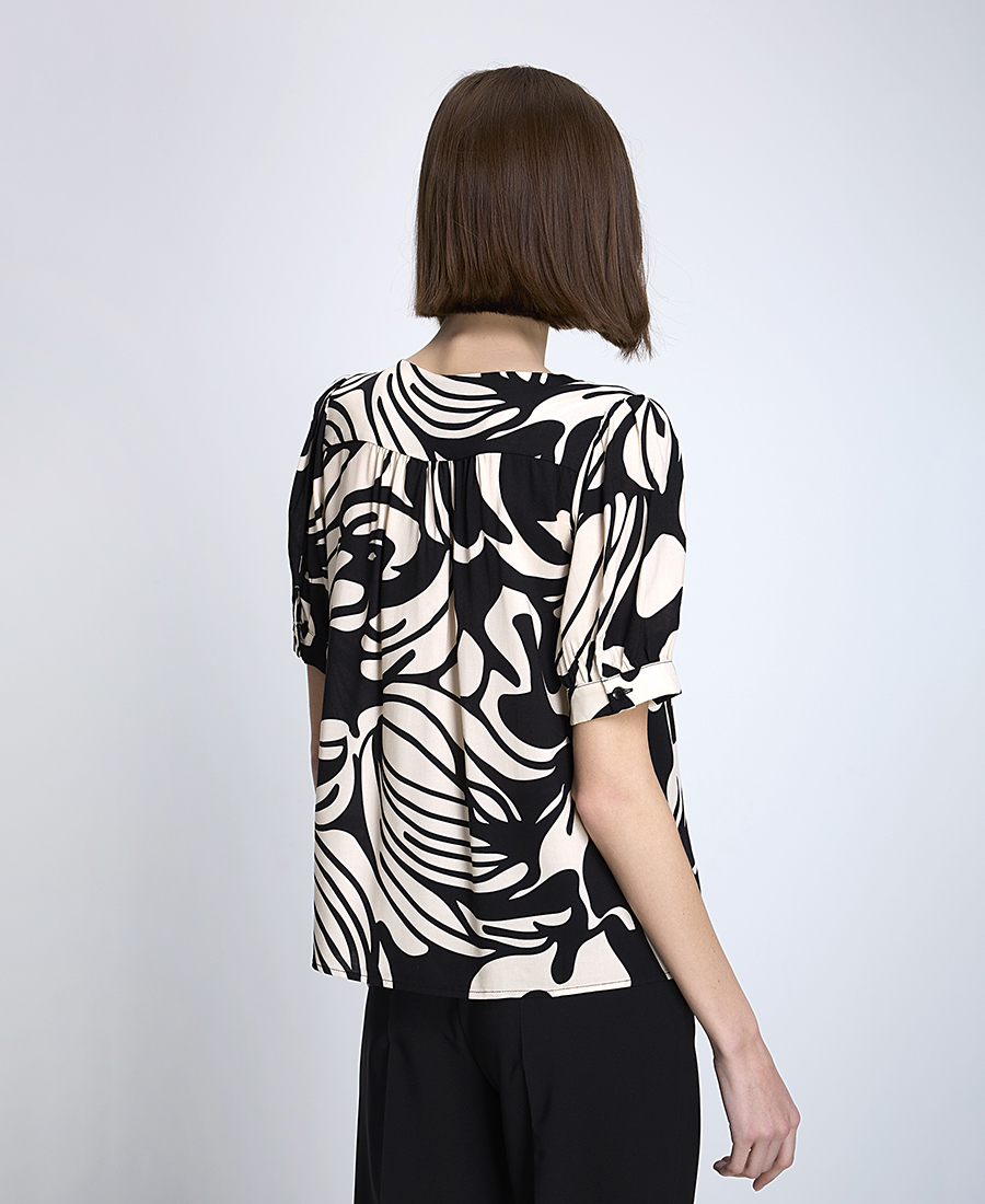 La Fee Maraboutee Γυναικείο Πουκάμισο Regular Fit Και Στρογγυλεμένα Μανίκια Με Όγκο φωτογραφία