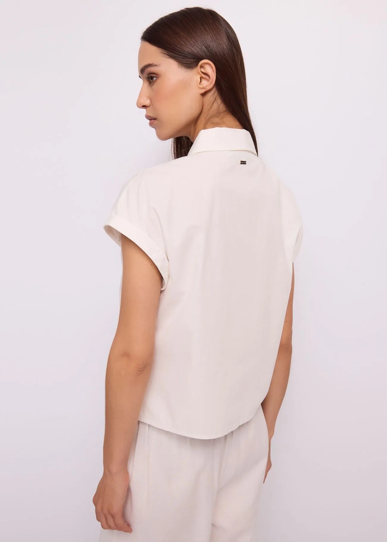 Gaudi Γυναικείο Πουκάμισο Βαμβακερό Με Κέντημα Και Strass φωτογραφία