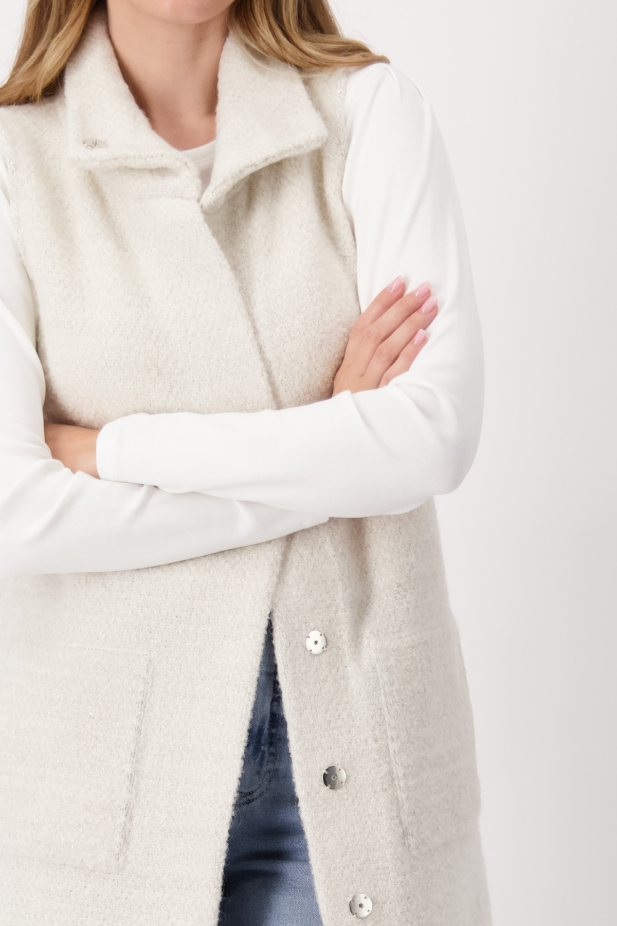 Monari Γυναικεία Αμάνικη Ζακέτα φωτογραφία