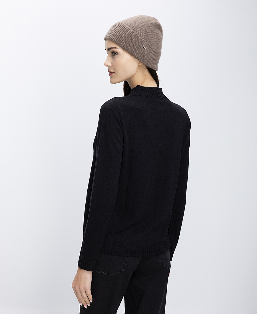 Γυναικείο Πλεκτό Μάλλινο Με Λαιμόκοψη Crew Neck Regular Fit φωτογραφία