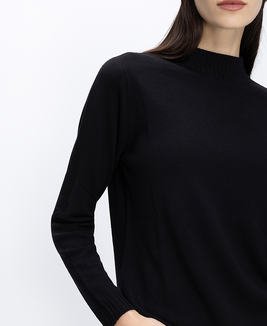 Γυναικείο Πλεκτό Μάλλινο Με Λαιμόκοψη Crew Neck Regular Fit φωτογραφία