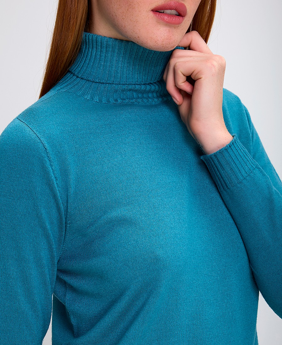 Γυναικείο Πουλόβερ με Λαιμόκοψη Ζιβάγκο Regular Fit φωτογραφία