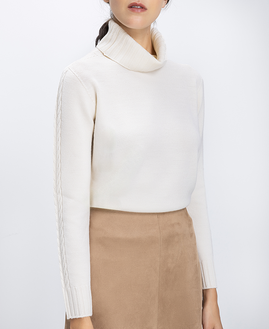 Γυναικείο Πλεκτό Ζιβάγκο Μάλλινο φωτογραφία