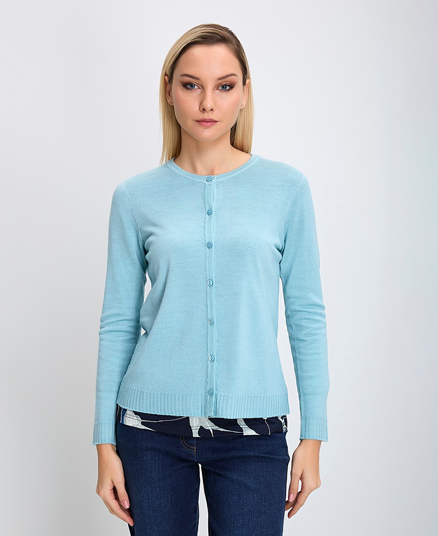 Γυναικεία Ζακέτα Με Κουμπιά Regular Fit Μάλλινη φωτογραφία