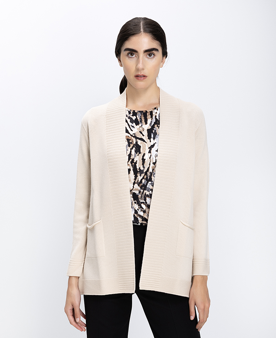 Γυναικεία Πλεκτή Ζακέτα Μάλλινη Regular Fit