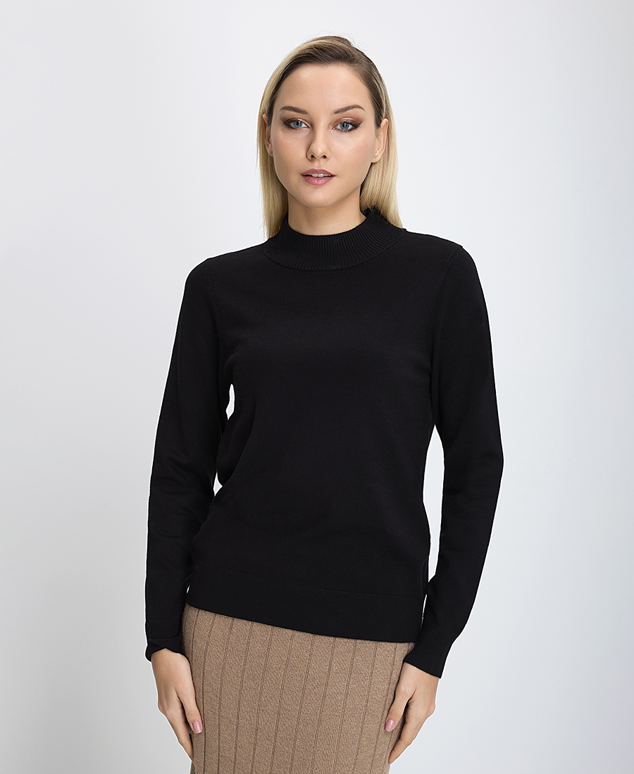 Γυναικείο Πλεκτό Ημιζιβάγκο Regular Fit