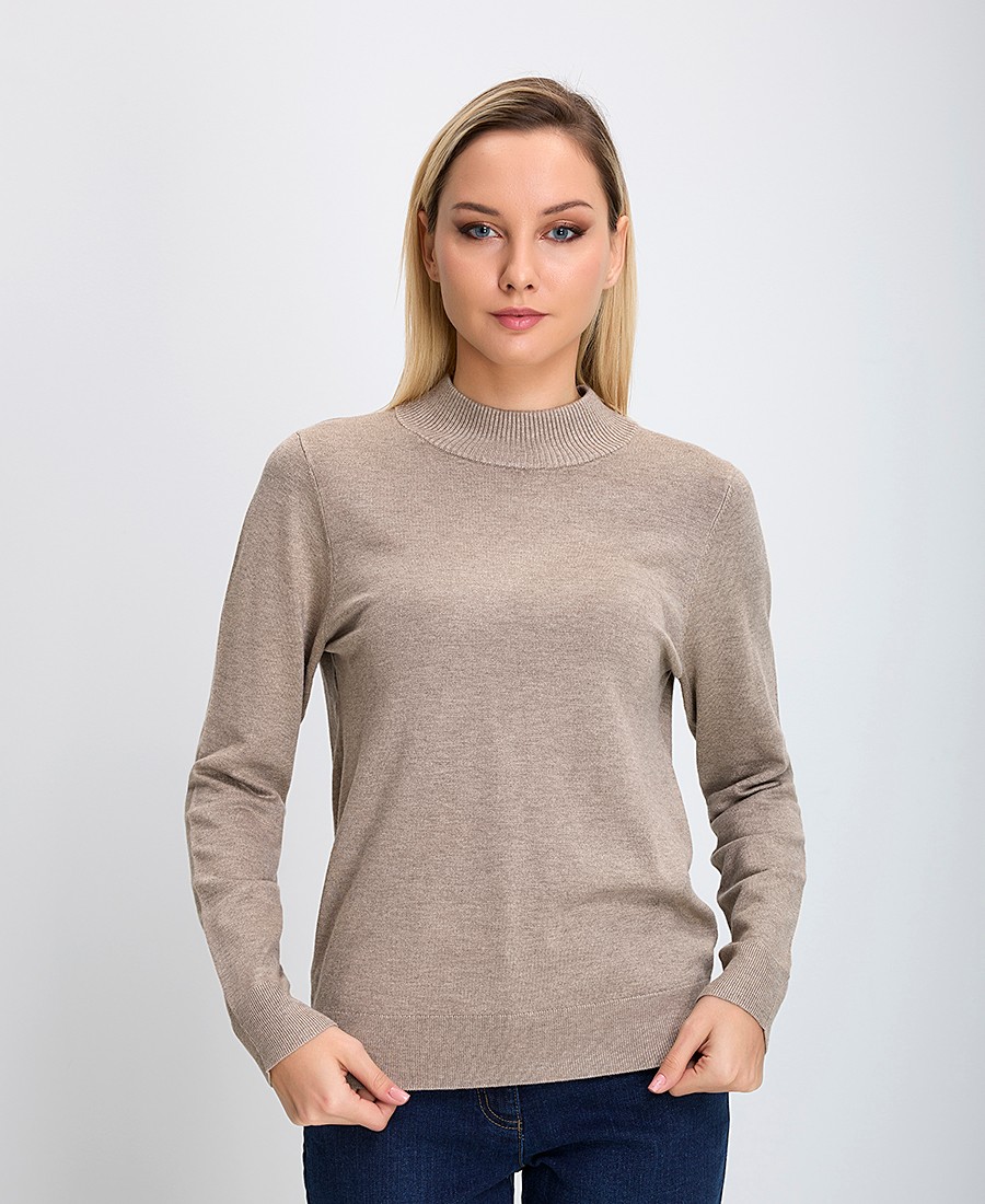 Γυναικείο Πλεκτό Ημιζιβάγκο Regular Fit