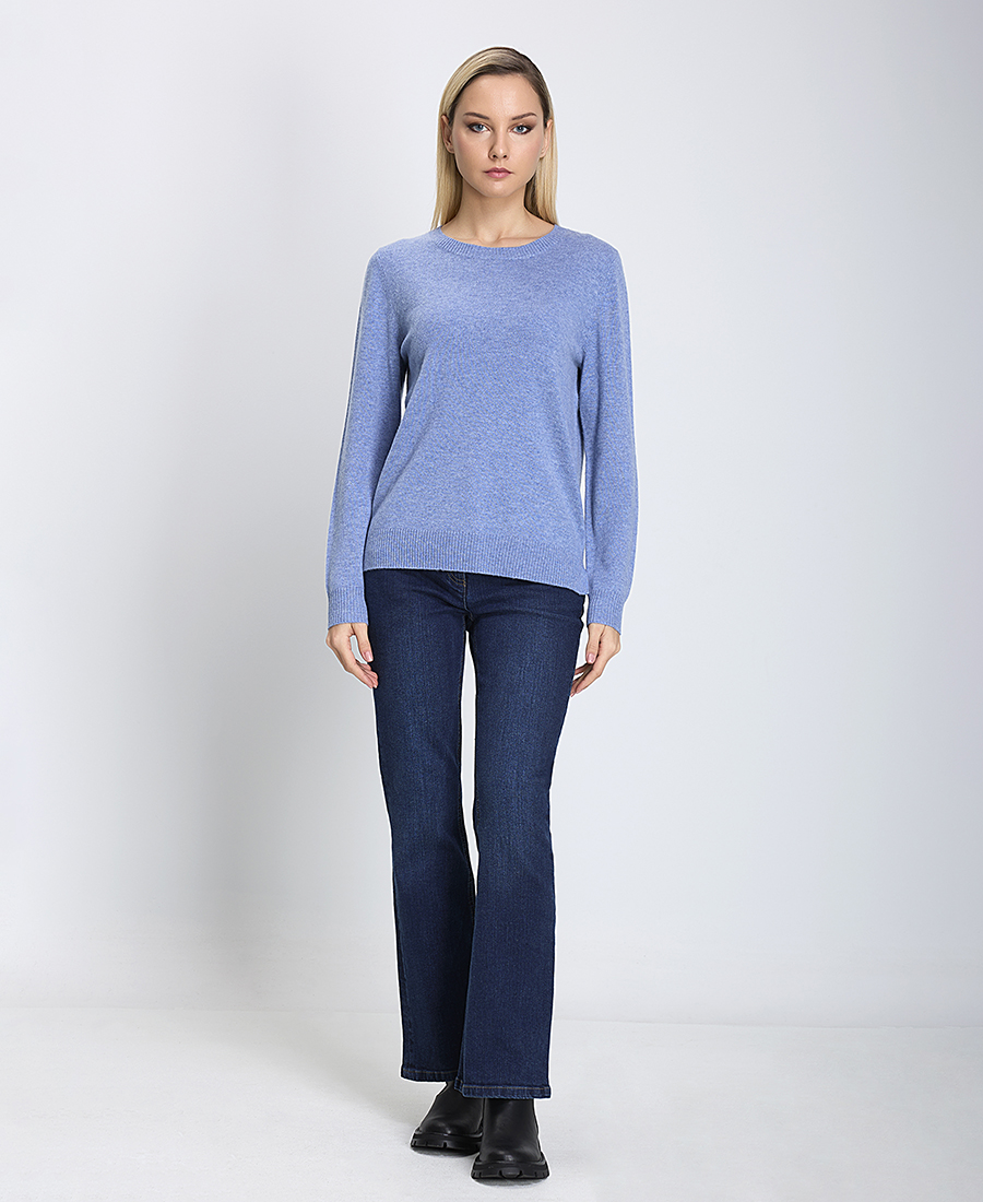 Γυναικείο Πλεκτό Μαλλί (Merino) Στρογγυλή Λαιμοκόψη Regular Fit φωτογραφία