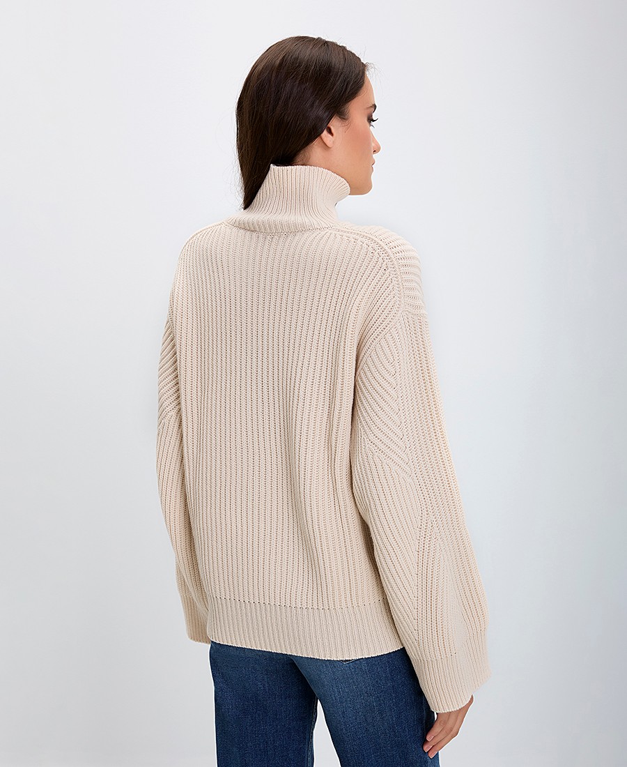 Harmont & Blaine Γυναικείο Πλεκτό Ζιβάγκο Regular Fit Μπεζ φωτογραφία