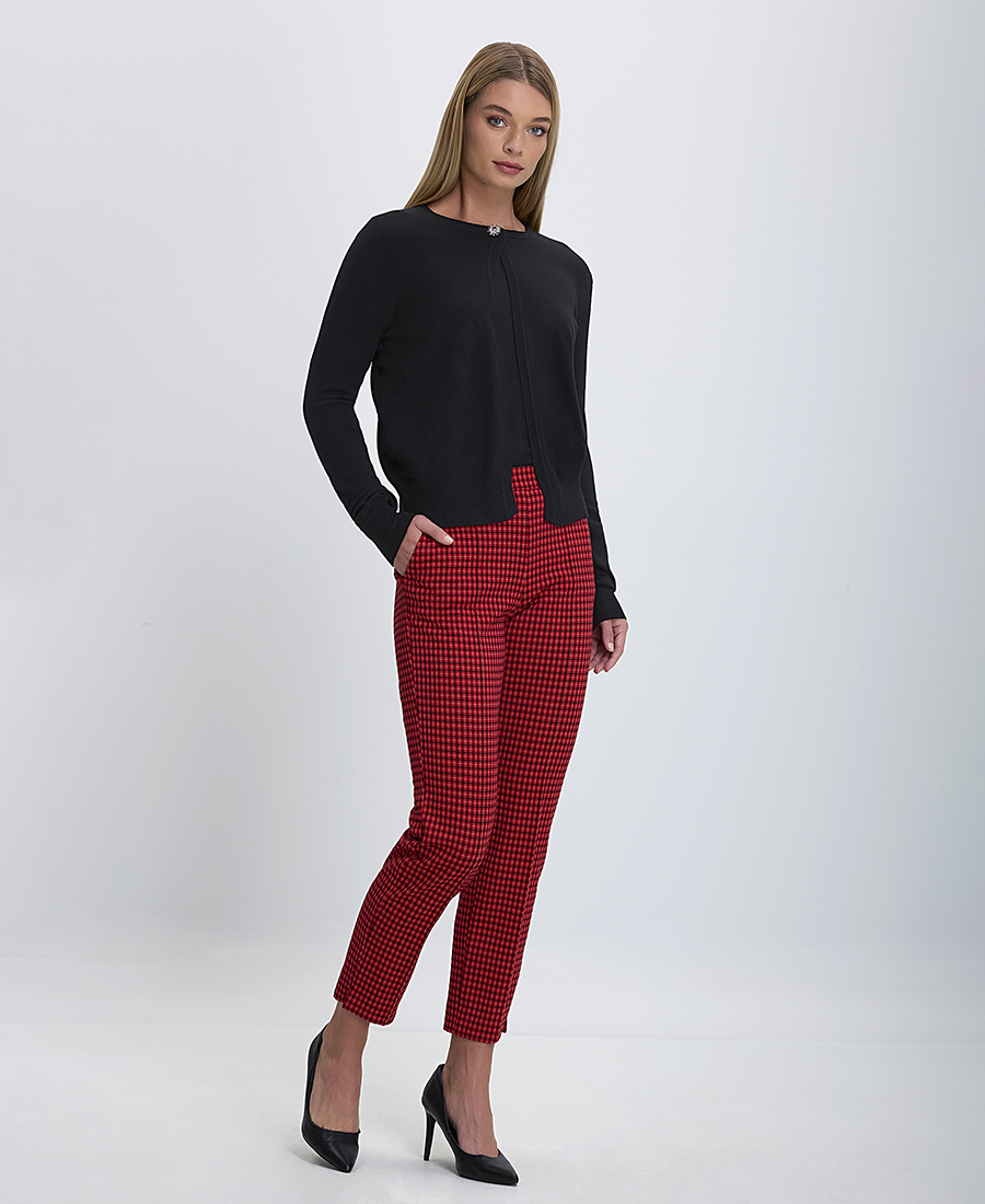 Γυναικεία Ζακέτα με Διακοσμητικό Κουμπί φωτογραφία