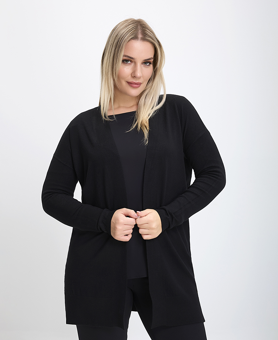 Laura Donini Γυναικεία Πλεκτή Ζακέτα χωρίς Κούμπωμα Regular Fit