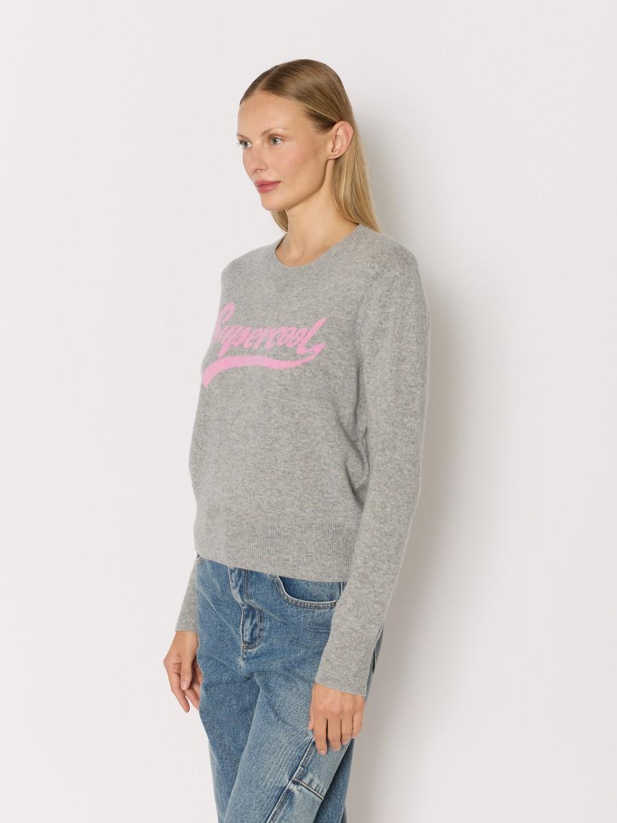 Berenice Γυναικείο Πλεκτό Regular Fit Με Λογότυπο Supercool φωτογραφία