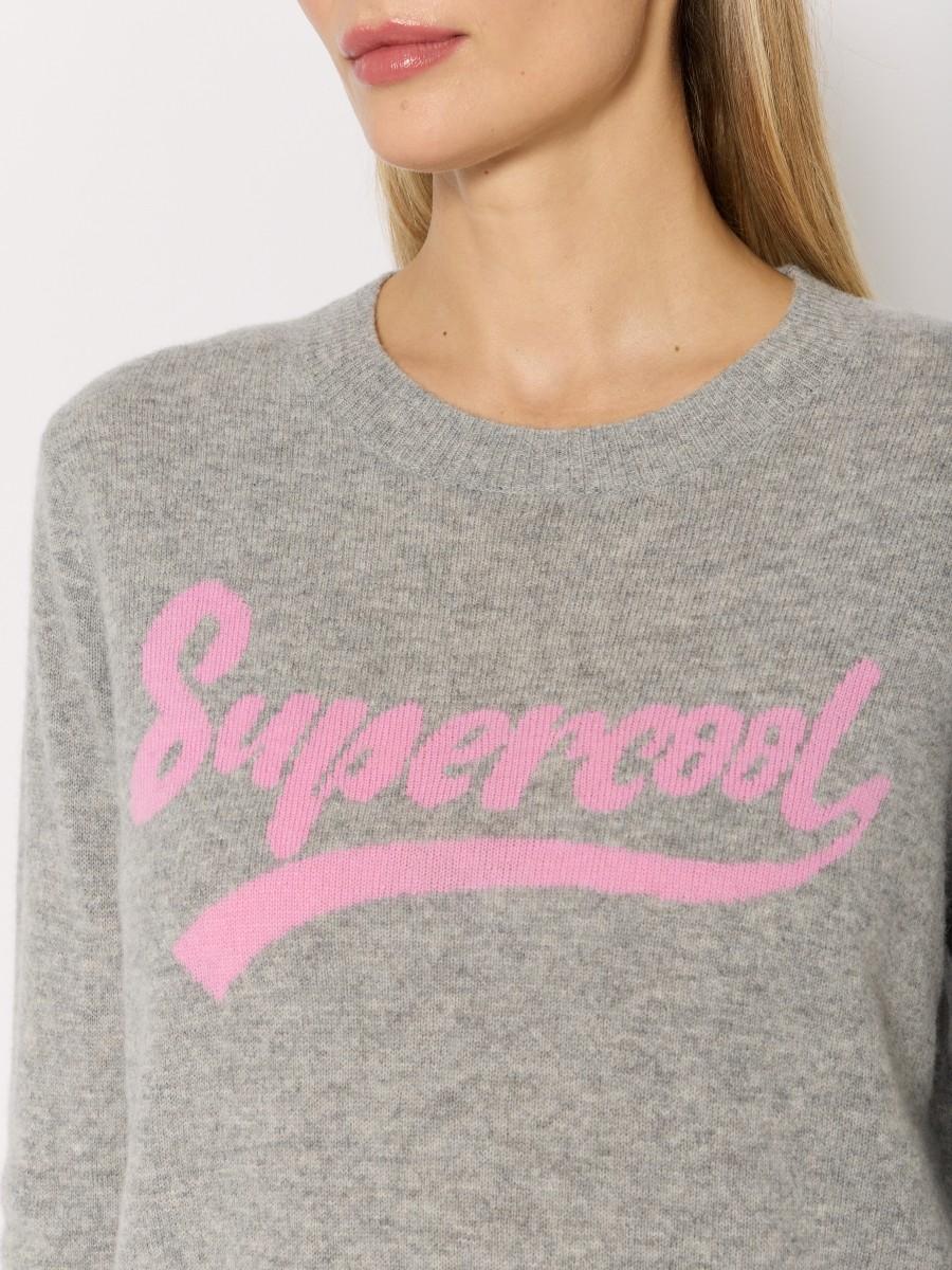 Berenice Γυναικείο Πλεκτό Regular Fit Με Λογότυπο Supercool φωτογραφία
