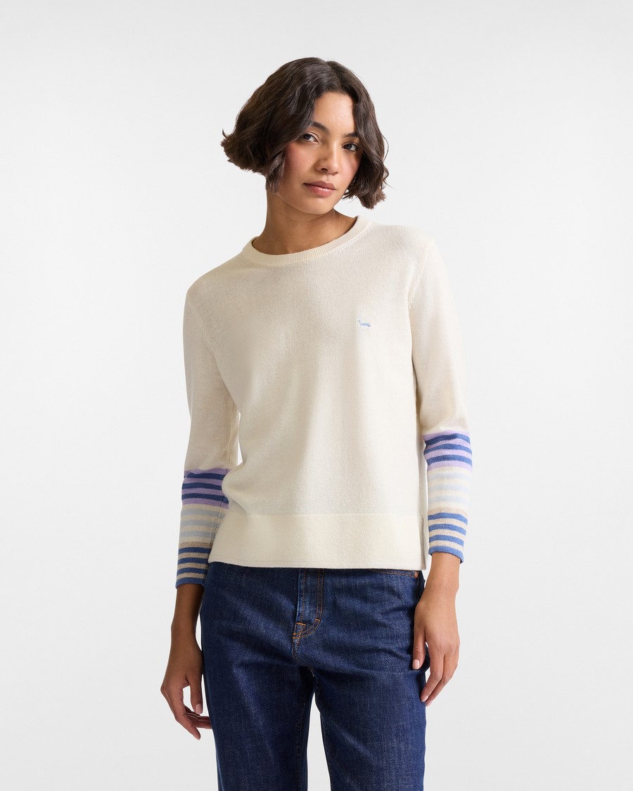 Harmont&Blaine Γυναικείο Πουλόβερ Classic Fit Από Μάλλινο Μείγμα Με Κασμίρ