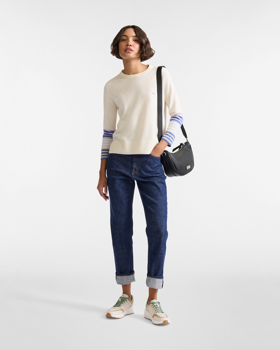 Harmont&Blaine Γυναικείο Πουλόβερ Classic Fit Από Μάλλινο Μείγμα Με Κασμίρ φωτογραφία