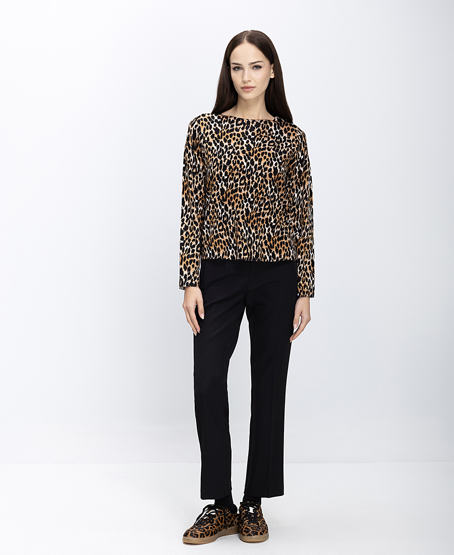 Γυναικείο Πλεκτό Με Animal Print