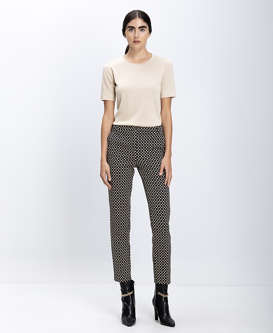 Γυναικείο Πλεκτό Τοπ Με Διακριτική Λάμψη Regular Fit φωτογραφία