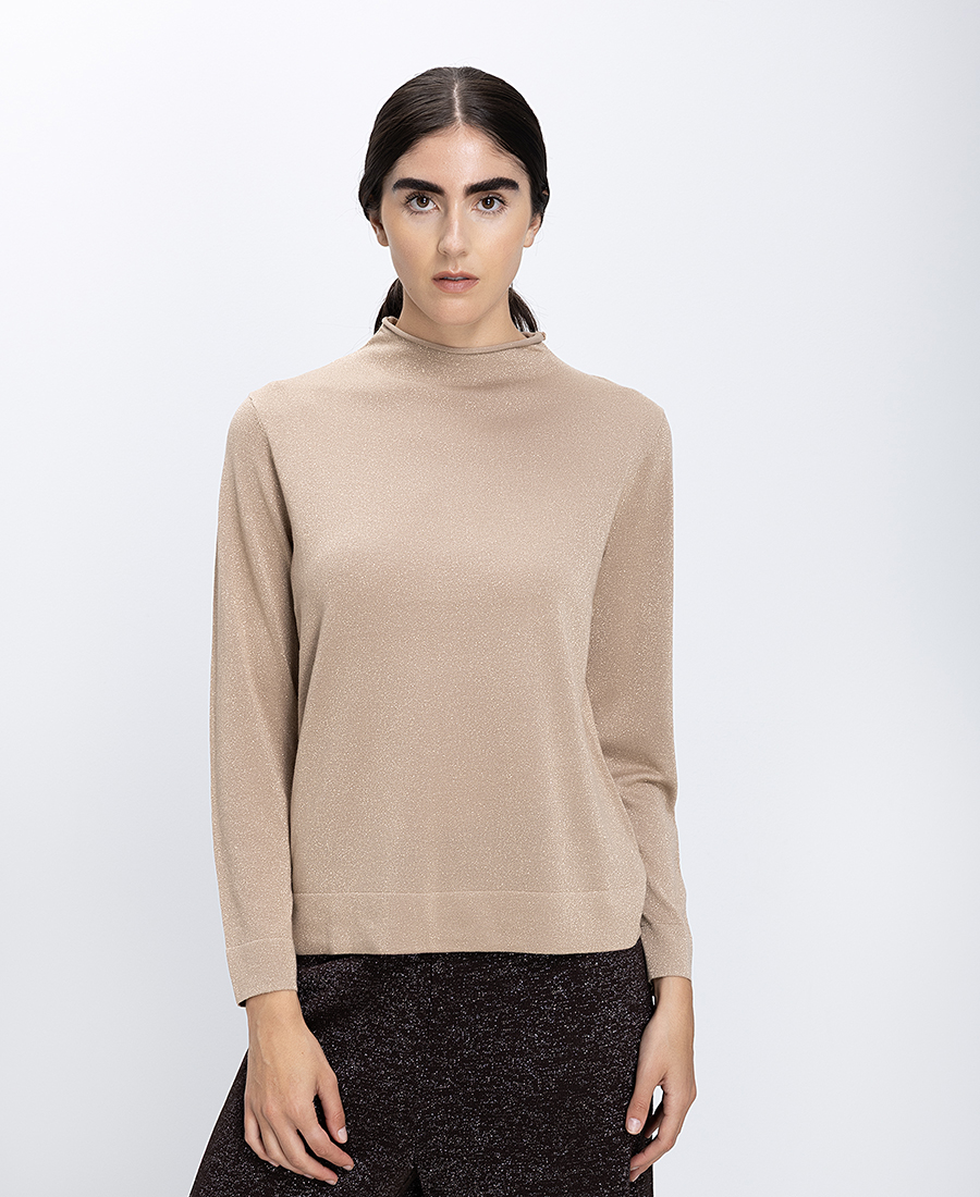 Bianca Γυναικεία Μπλούζα Μεταλλιζέ Regular Fit