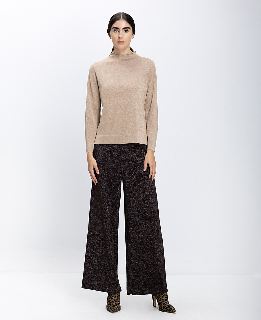 Γυναικεία Μπλούζα Μεταλλιζέ Regular Fit φωτογραφία