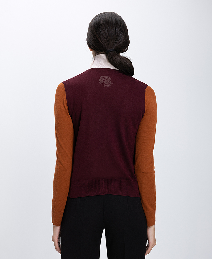 Maliparmi Γυναικεία Πλεκτή Ζακέτα Μάλλινη Regular Fit φωτογραφία