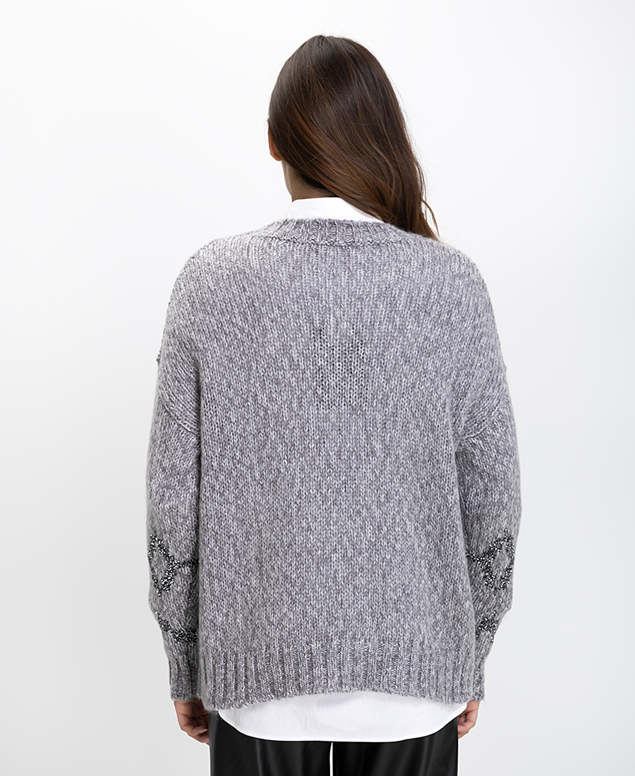 Penny Black Γυναικείο Πλεκτό Relaxed Fit Με Γεωμετρικό Μοτίβο φωτογραφία