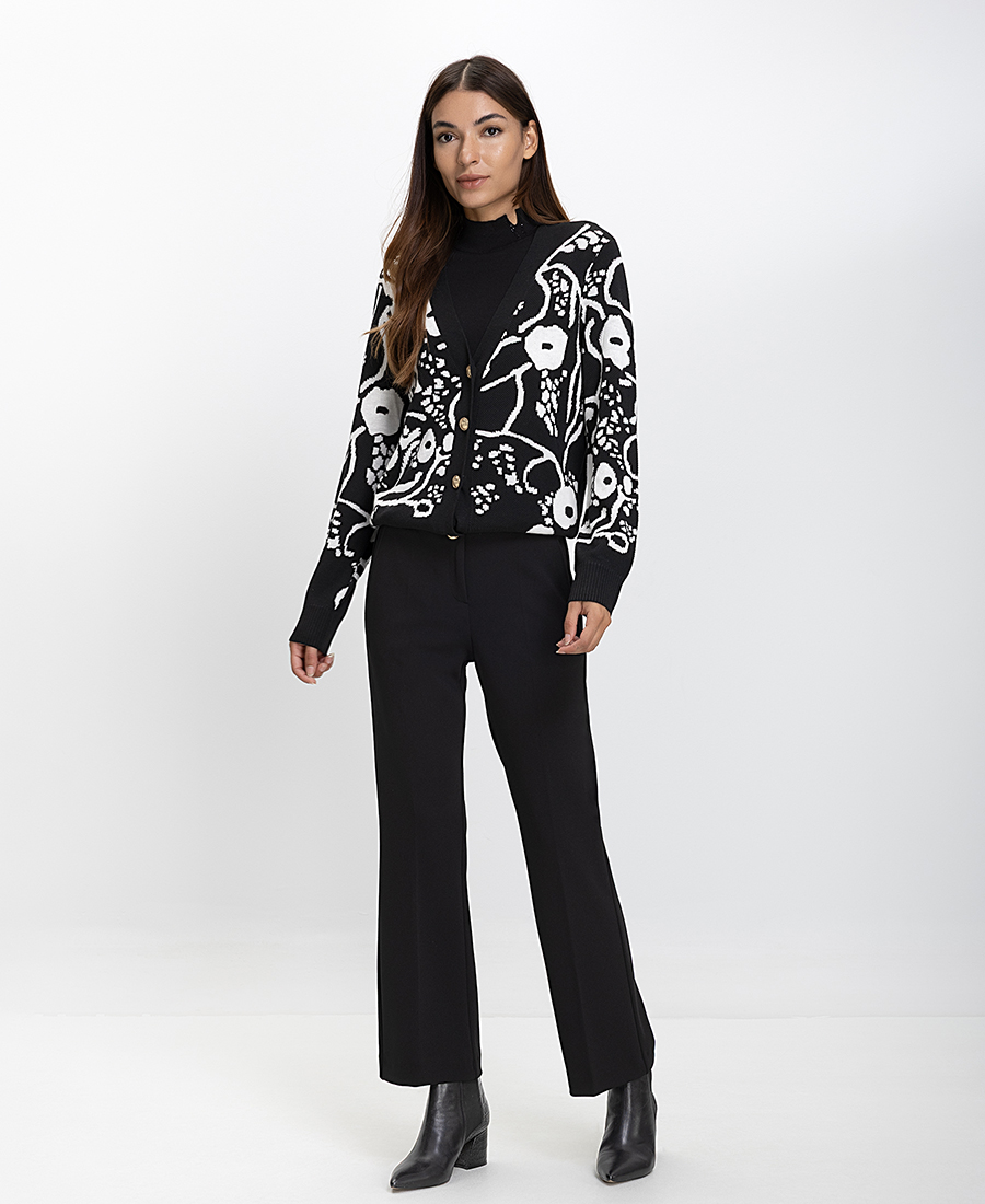 Gerry Weber Γυναικεία Πλεκτή Ζακέτα Regular Fit Με Μοτίβο φωτογραφία