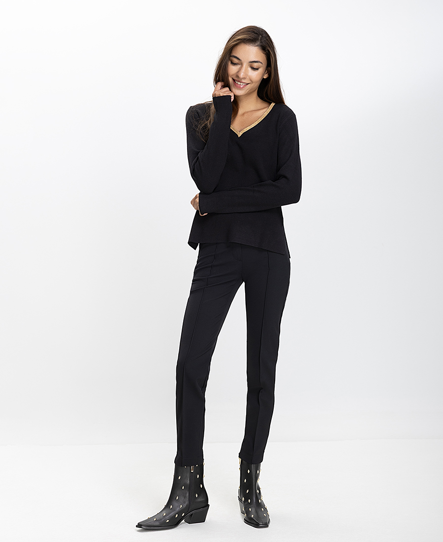 Molly Bracken Γυναικεία Μπλούζα V-Neck Regular Fit φωτογραφία