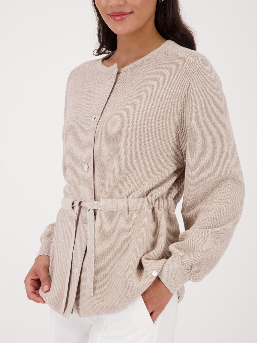 Monari Γυναικεία Ζακέτα Regular Fit Με Ζώνη Μέσης Και Κουμπιά φωτογραφία