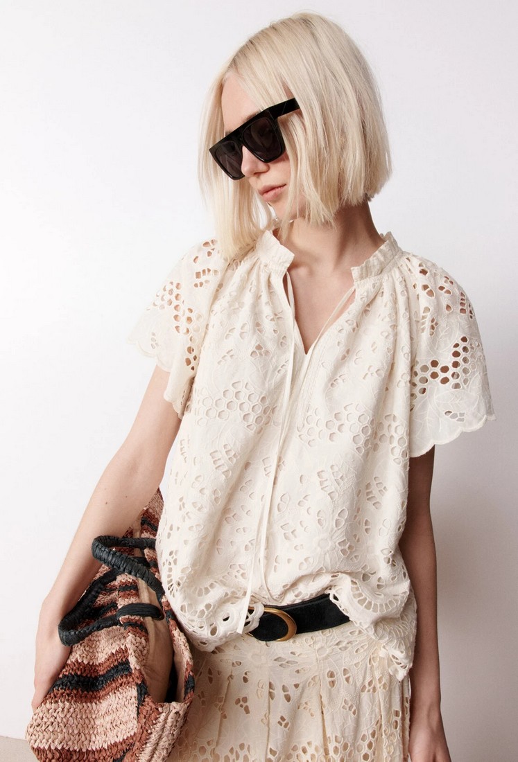 Stella Forest Tunic κεντημένη σε εκρού