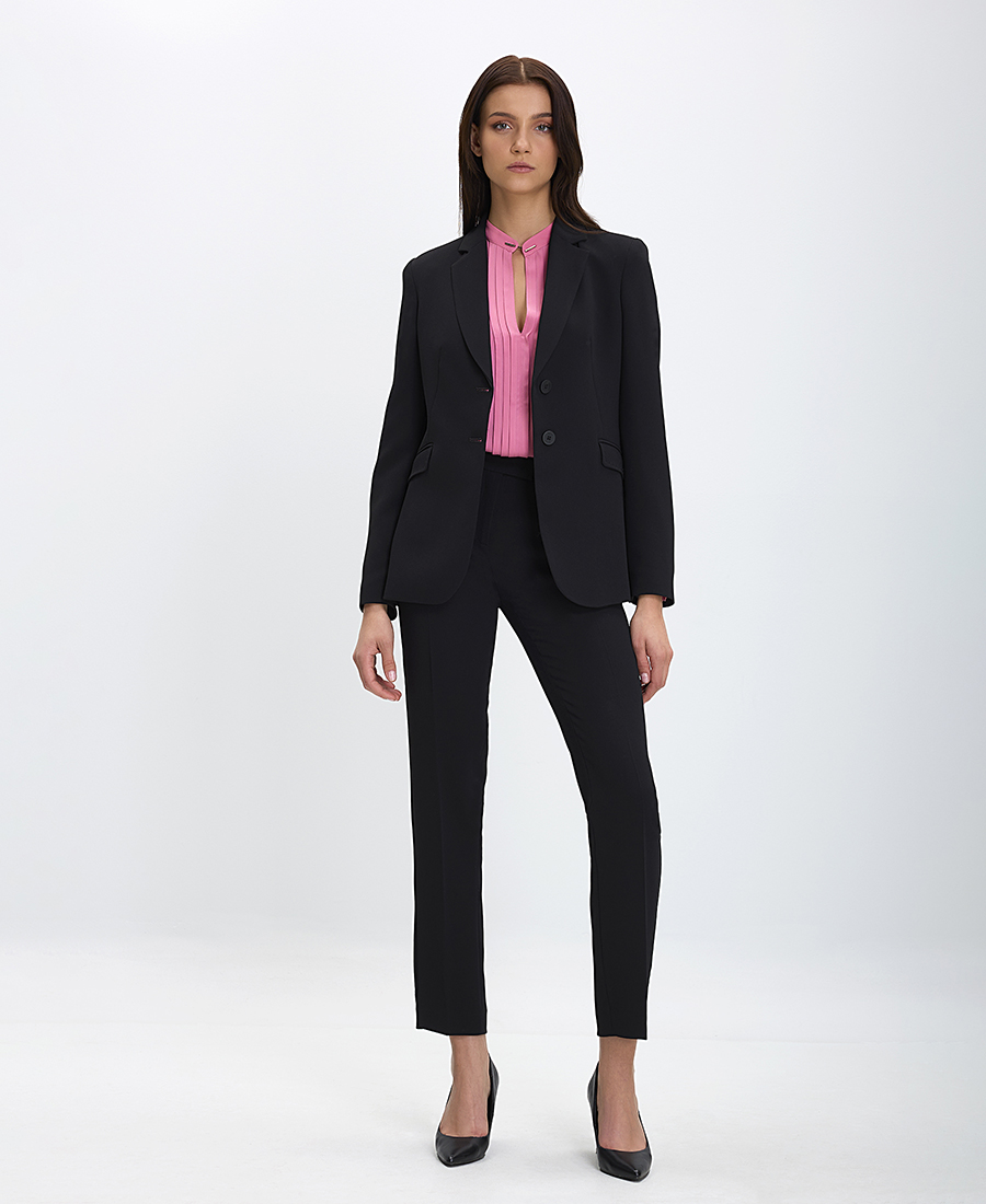 Caractere Γυναικεία Μπλούζα με Πιέτες σε Ροζ φωτογραφία