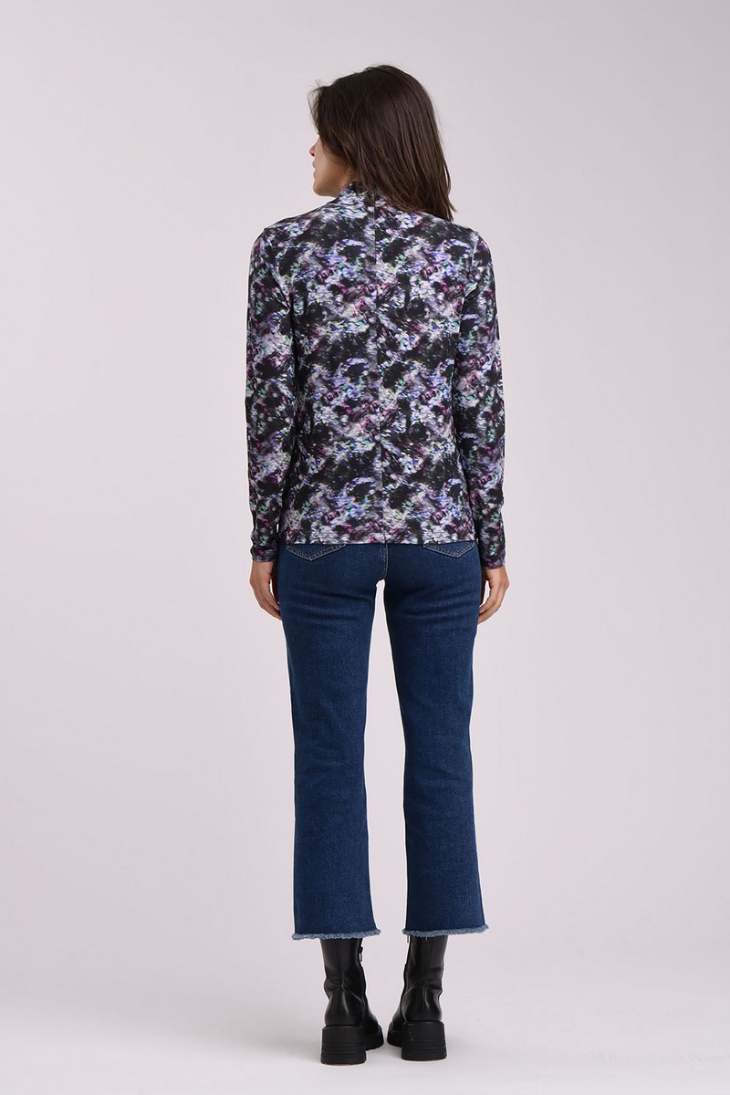 La Fee Maraboutee Γυναικεία Μπλούζα Ημιζιβάγκο Εμπριμέ φωτογραφία