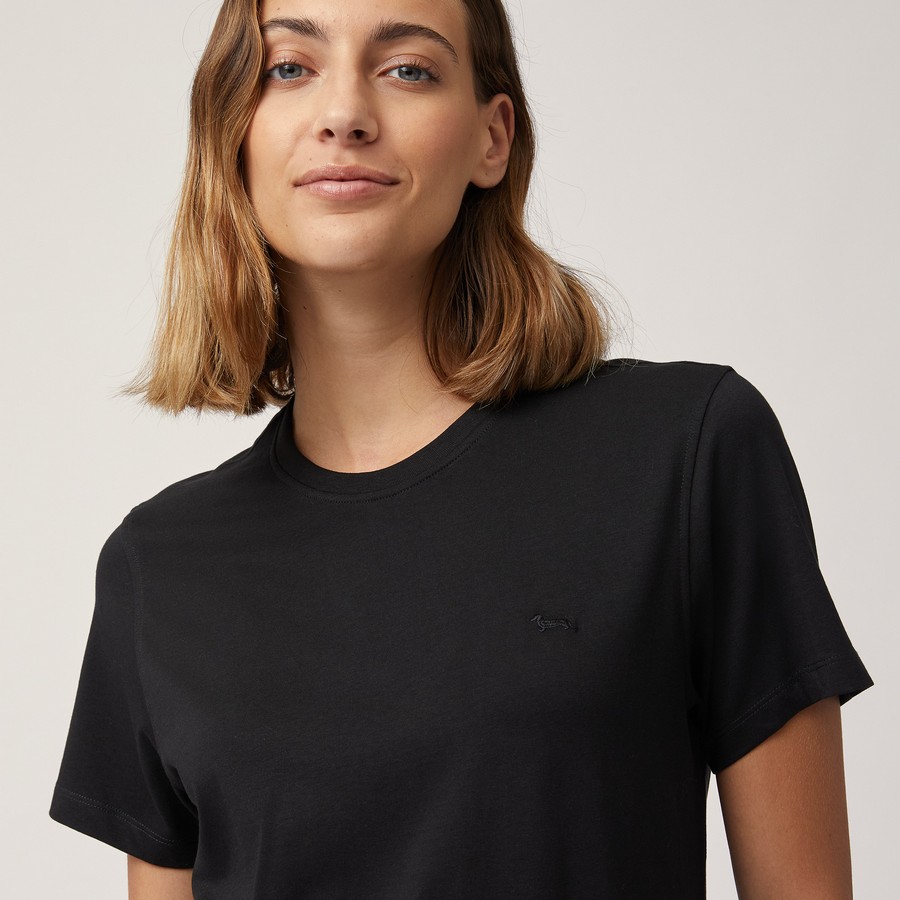 Harmont & Blaine Harmont & Blaine Γυναικείο T-Shirt Regular Fit σε Μαύρο - 4