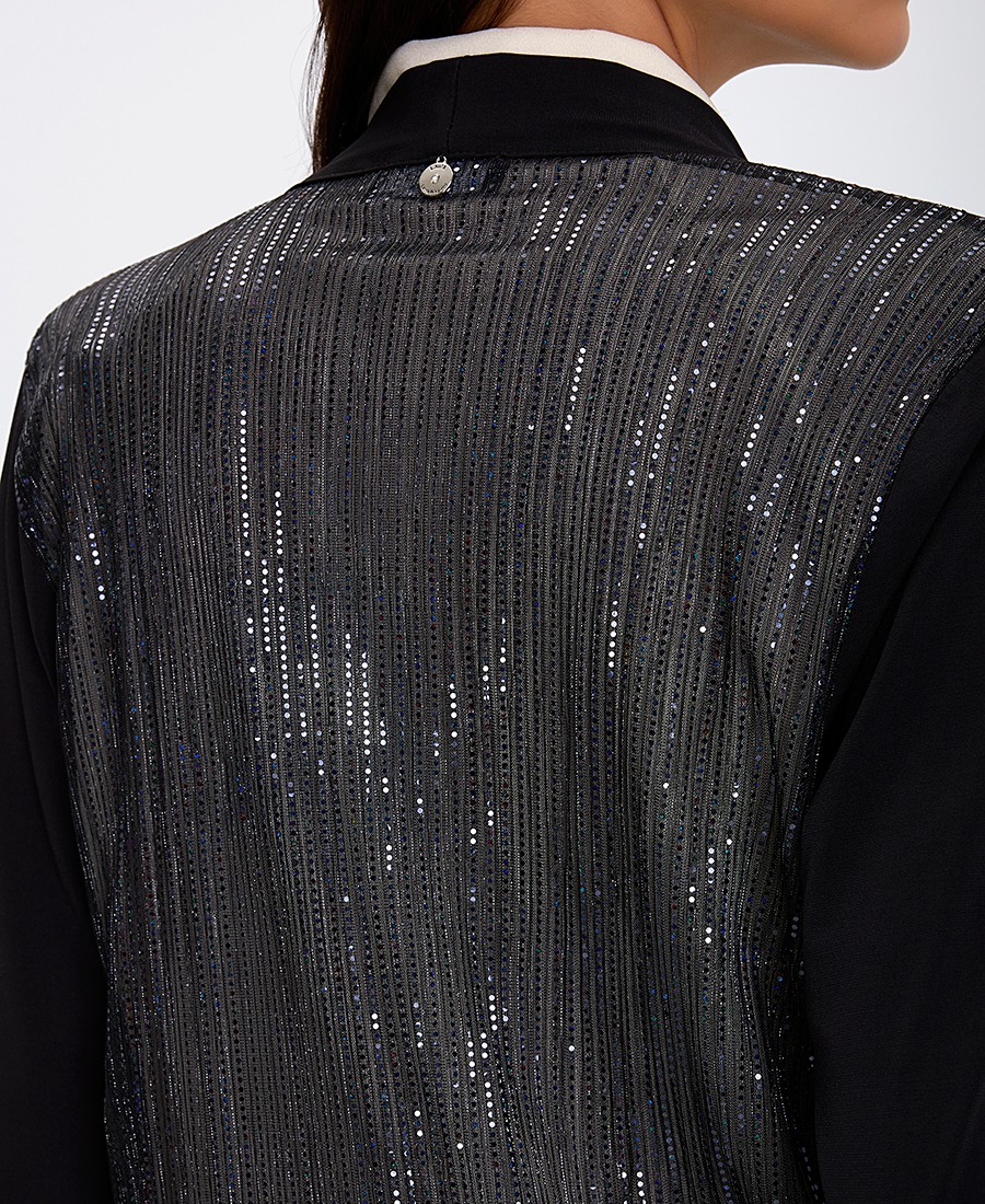 Laura Biagiotti Γυναικεία Ζακέτα σε Στρας σε Μαύρο φωτογραφία