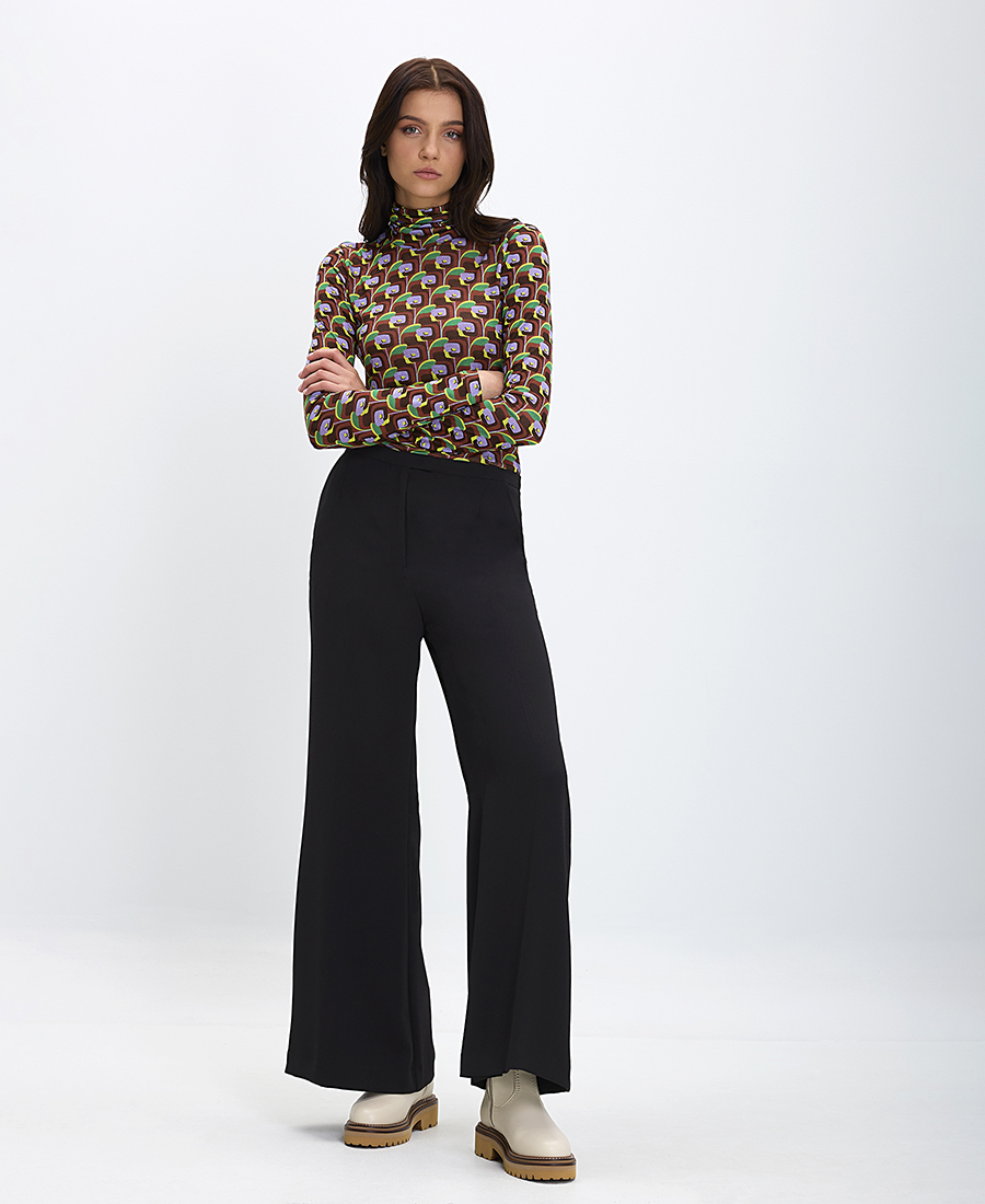 Maliparmi Γυναικείο Ζιβάγκο Με Poppy Print 80% Modal 20% Μαλλί Καφέ Εμπριμέ φωτογραφία