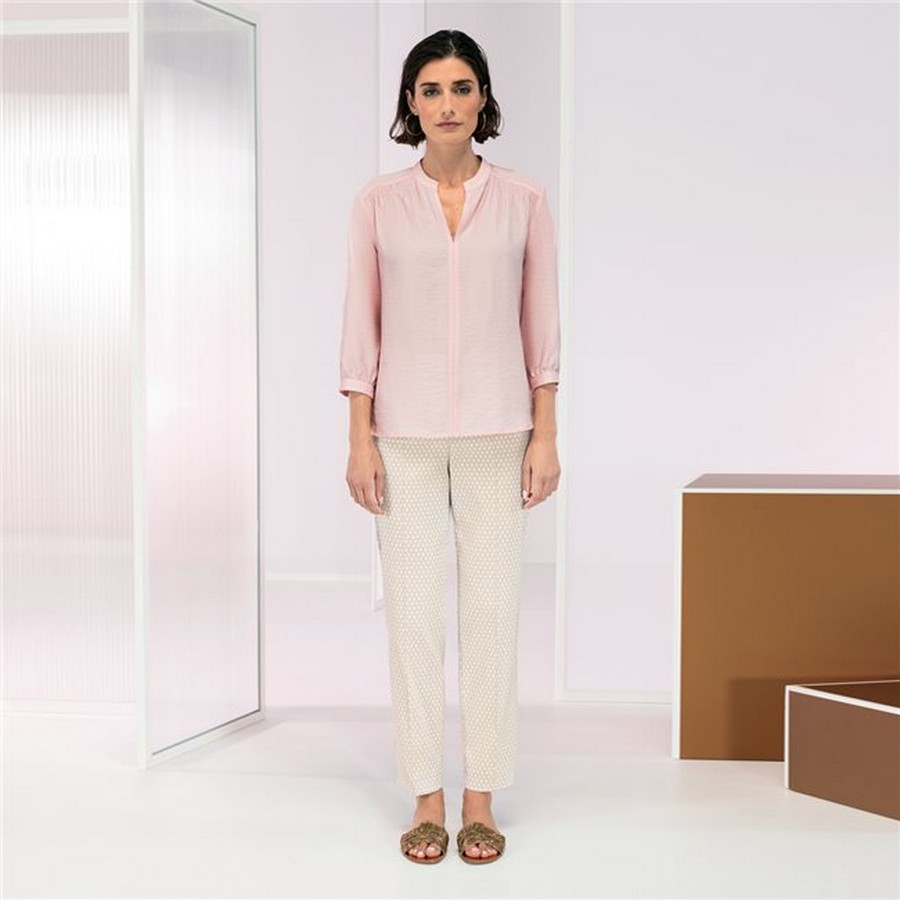 Bianca Γυναικεία Μπλούζα Dori Regular Fit Pink φωτογραφία