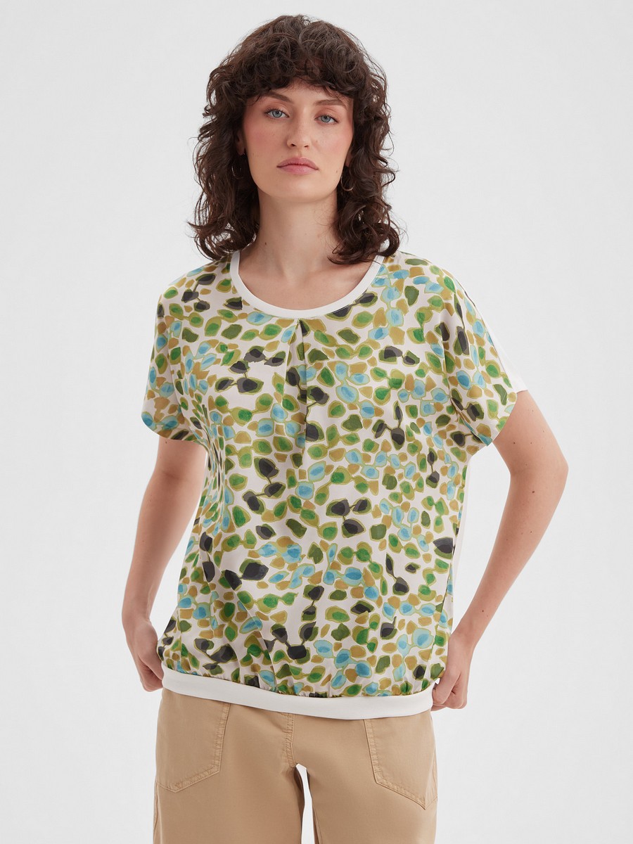 Gerry Weber Gerry Weber Γυναικεία Μπλούζα Με Εμπριμέ Μπροστινό Μέρος
