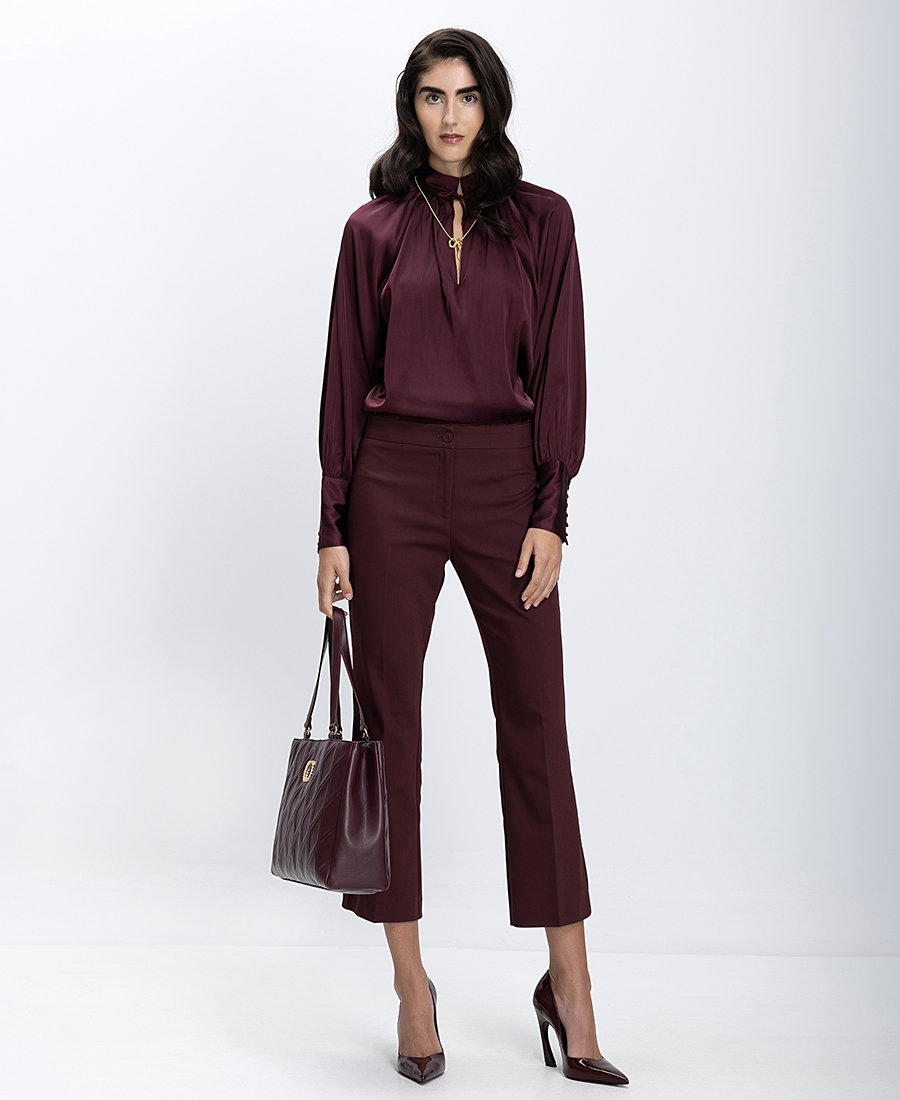 Caractere Γυναικεία Μπλούζα Με Δέσιμο Στο Λαιμό Regular Fit φωτογραφία