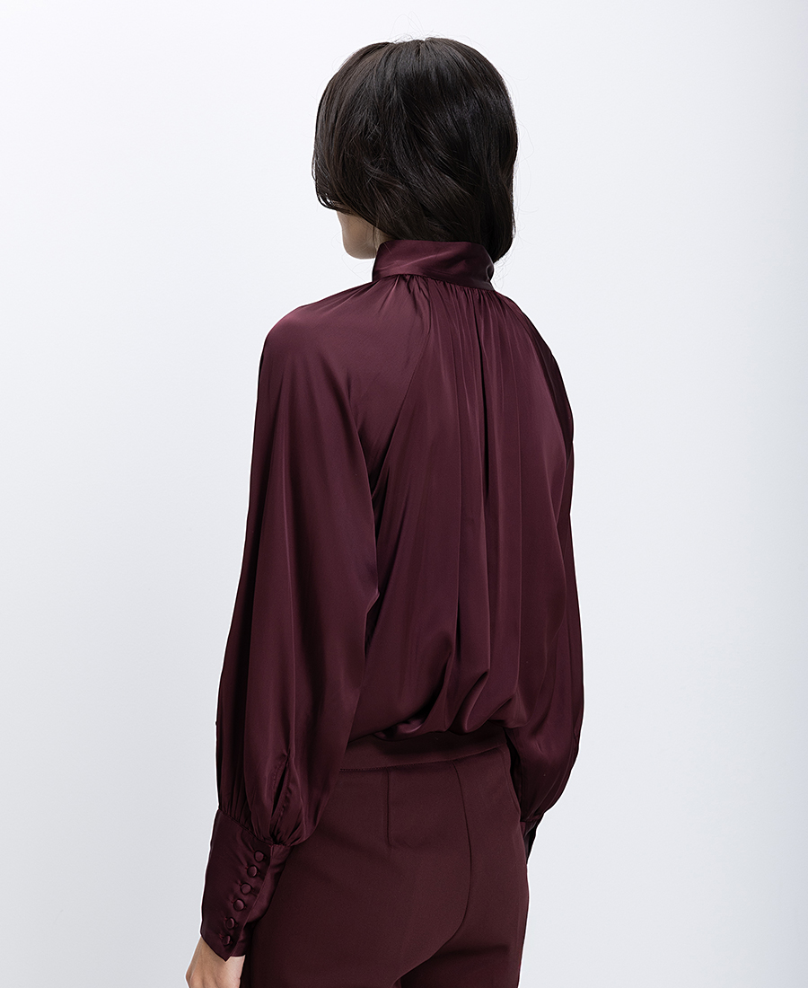 Caractere Γυναικεία Μπλούζα Με Δέσιμο Στο Λαιμό Regular Fit φωτογραφία