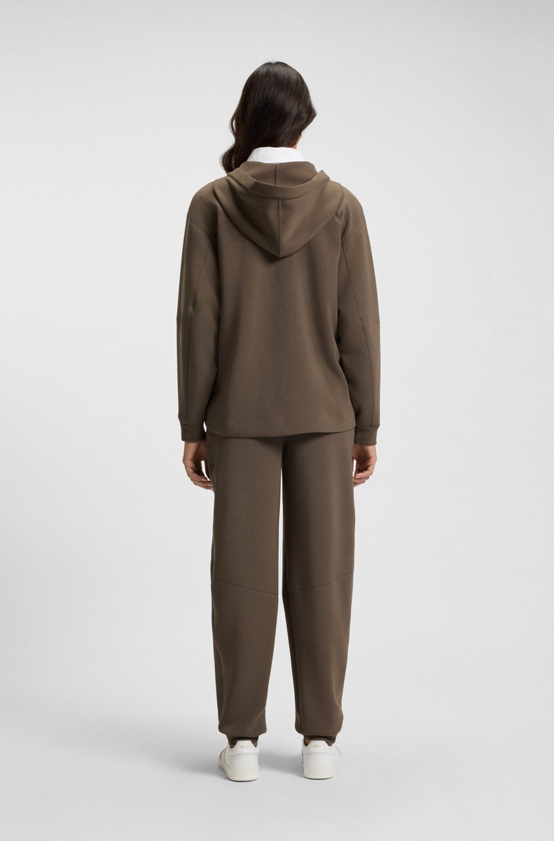 Boss Γυναικείο Φούτερ Relaxed Fit Με Κουκούλα φωτογραφία