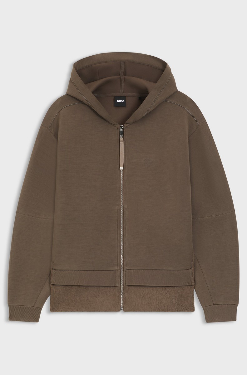 Boss Γυναικείο Φούτερ Relaxed Fit Με Κουκούλα φωτογραφία