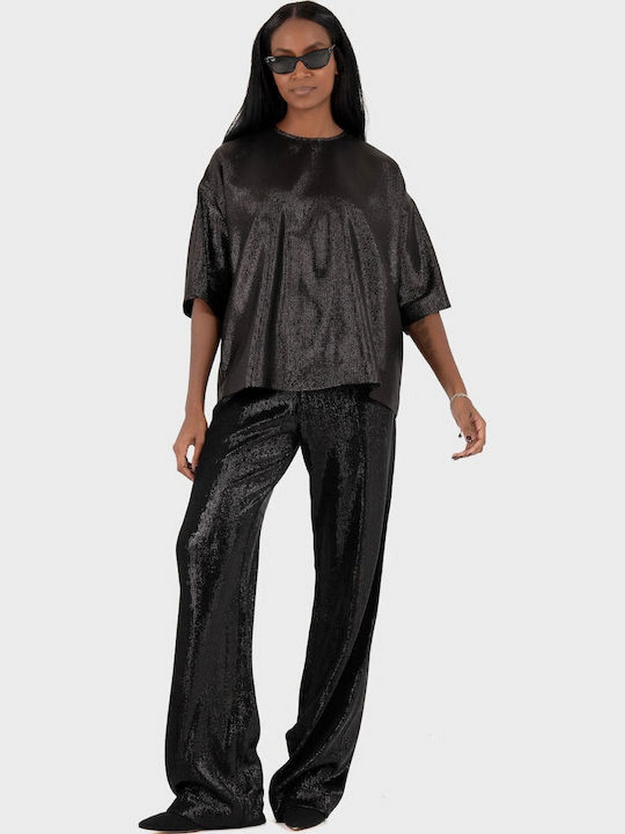 Boss Γυναικείο Μπλούζα Με 3/4 Μανίκια Loose Fit