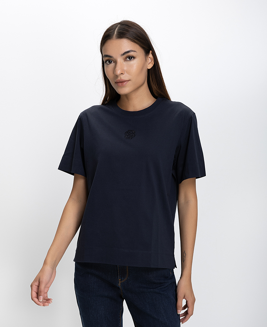 Boss Boss Γυναικείο T-shirt Regular Fit Με Κεντημένο Λογότυπο
